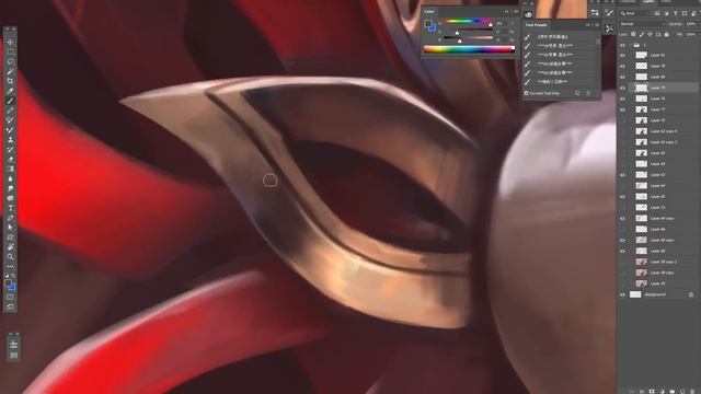 Mythmaker Irelia splash painting process смотреть онлайн