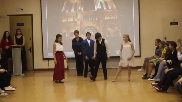 Новогодние стартины 2017 - 6"А" - Визитка Notre Dame de Paris смотреть онлайн