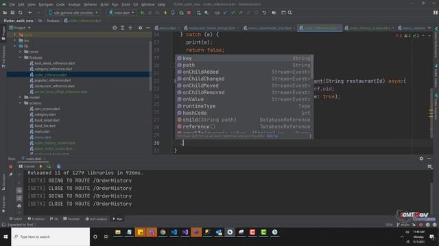 Flutter Tutorial - Order Food App #40 Create Order History смотреть онлайн