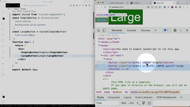 React - Styled components смотреть онлайн