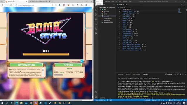 BOT Bombcrypto [Demo] смотреть онлайн