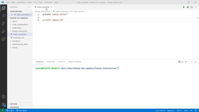 Scripting with F# Interactive [4 of 12] | F# for Beginners смотреть онлайн