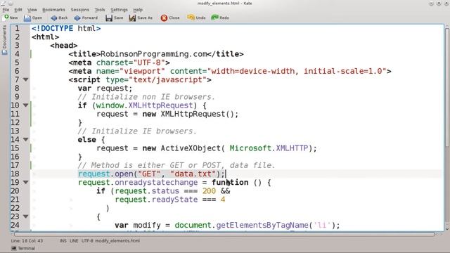 AJAX: Modify A Web Page Without Reloading смотреть онлайн