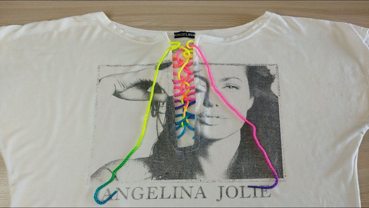 ❤️ Старую футболку превратила в ЯРКУЮ И СТИЛЬНУЮ! смотреть онлайн