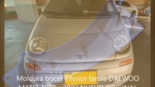 Moldura Bocel Inferior Farola DAEWOO MATIZ