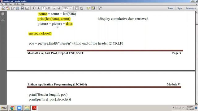 Python Application Programming - Image Download using Sockets смотреть онлайн