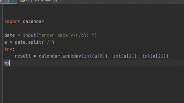 python program to print the day of the date смотреть онлайн