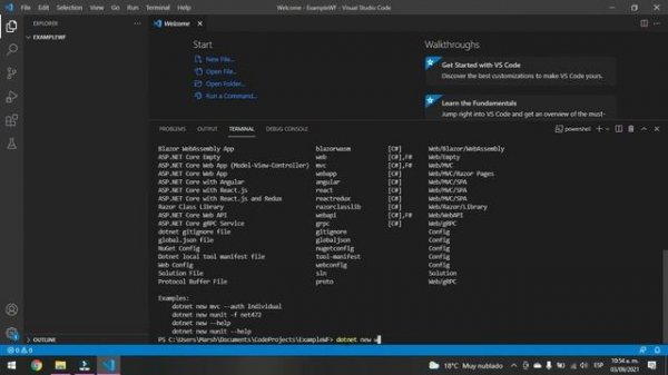 How to create a WF (Windows Forms) Project in Visual Studio Code