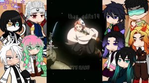 ^|• Hashiras react to Tomioka Giyuu •|^ []Demon slayer[] ⚠️ANGST?… [] Part-1/?