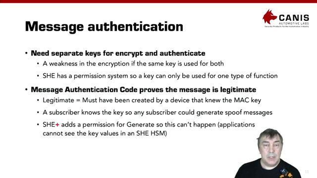 CAN higher layer security add on function смотреть онлайн