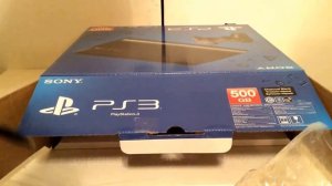 Распаковка PS3 super slim 500GB