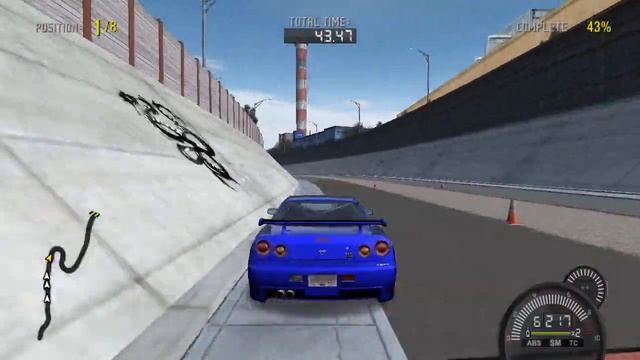Nissan Skyline R34 Speed Challenge Ebisu Speed Track B (NFS Pro Street) смотреть онлайн