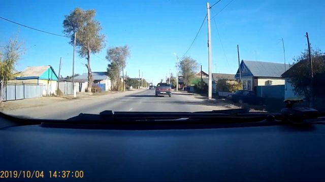 Акбулак. Поездка от площади Победы до ПМК под душевную музыку.