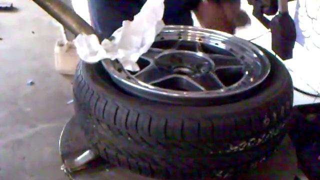 Stretching 175/50/15 Hankook on 7 inch смотреть онлайн