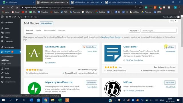 Change Block Editor to Classic Editor in WordPress | WordPress Tutorial#18 смотреть онлайн