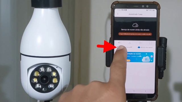 Câmera lâmpada smart como gravar com cartão de memória aplicativo: V380 Pro смотреть онлайн
