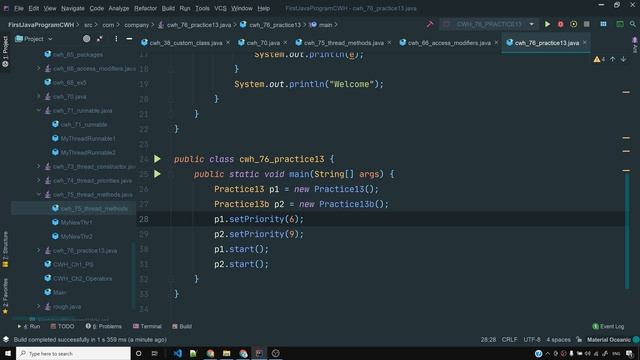 Java Tutorial: Practice Questions on Thread смотреть онлайн