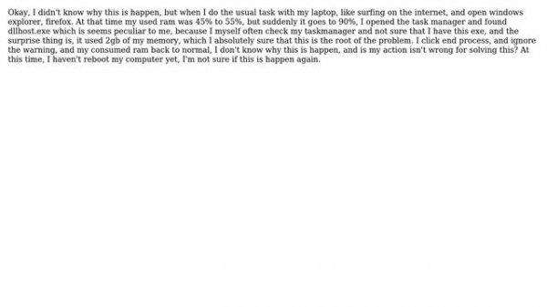 dllhost.exe COM surrogate