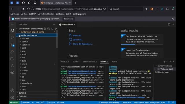 How to set up a developer environment for Mattermost with Gitpod | #hacktoberfest смотреть онлайн