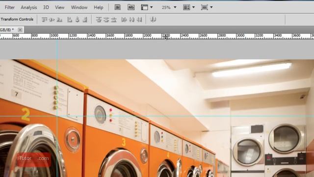 Photoshop Tutorial - How To Remove Ruler Guides [60 Seconds] смотреть онлайн
