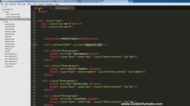 Curso de PHP - Capitulo 7, Insertar datos en base de datos (MySQLi) смотреть онлайн