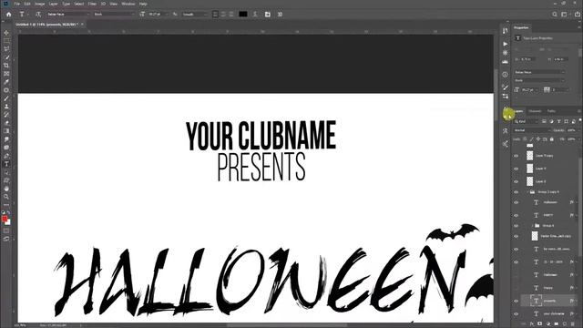 Happy Halloween Party Poster in Photoshop / Halloween Poster Tutorial in Photoshop смотреть онлайн