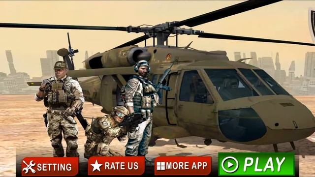 Air Gun Shooter Helicopter Gunship Battle 2018 Gameplay. смотреть онлайн