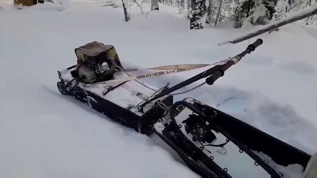 Немного о мотобуксировщике Тягун и обо всём по немногу в закрытие сезона охоты. Рассказы охотника. смотреть онлайн