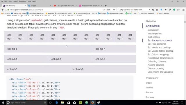 Bootstrap 3 Grid System смотреть онлайн