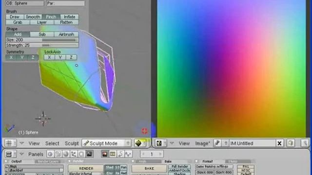 Blender Basic Introduction II for sculpting sphere in SL Part II.flv смотреть онлайн