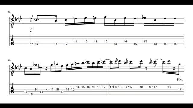 Chromazone GUITARSOLO By Guthrie Govan - Transcription + TAB