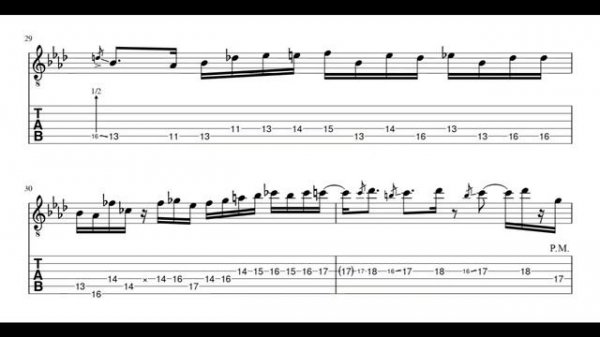Chromazone GUITARSOLO by Guthrie Govan - Transcription + TAB