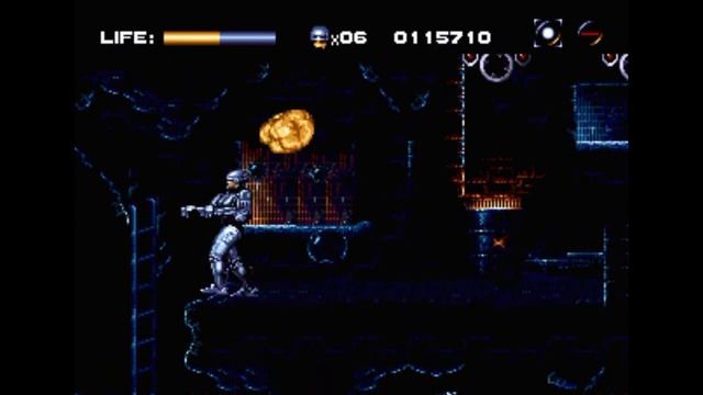 Sega Mega Drive 2 (Smd) 16-bit Robocop Versus The Terminator Stage 8