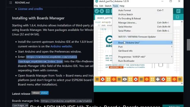 TUTORIAL INSTAL ESP8266 DI ARDUINO IDE смотреть онлайн