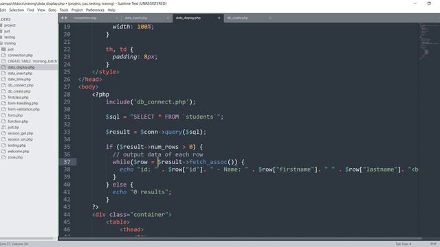 Data insert and data display PHP & MySQL 14-06-2023 смотреть онлайн