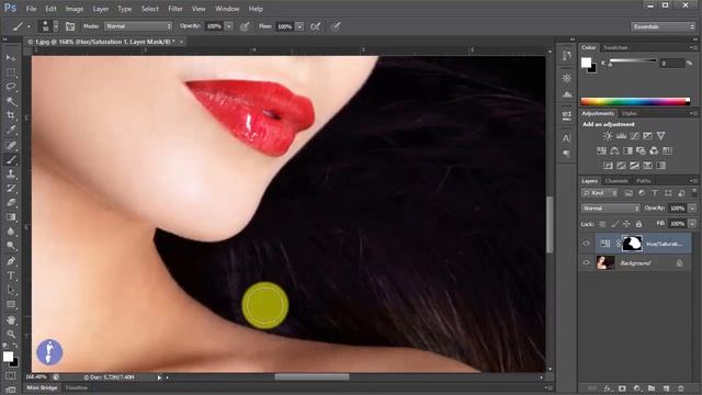 Photoshop CS6 Tutorials for Beginners | How to Change Hair Color смотреть онлайн
