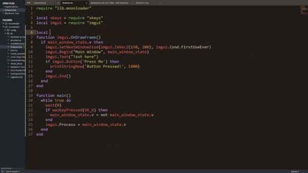Урок Lua Samp #1 | Imgui, графический интерфейс