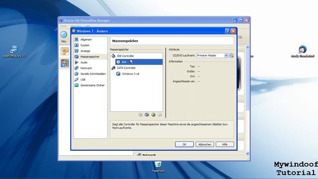 Virtual Box - CD/DVD Laufwerk einbinden смотреть онлайн