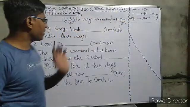 TENSE - PRESENT CONTINUOUS TENSE BY PRADEEP SIR смотреть онлайн