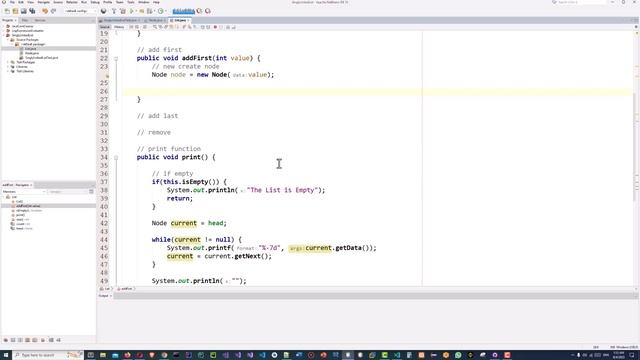 Java Singly Linked List Implementation смотреть онлайн