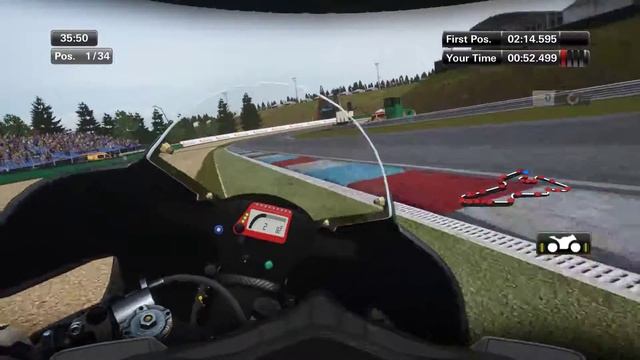 MotoGP 15 Videogame MGP 3 Mahindra 3 Laps practice. смотреть онлайн