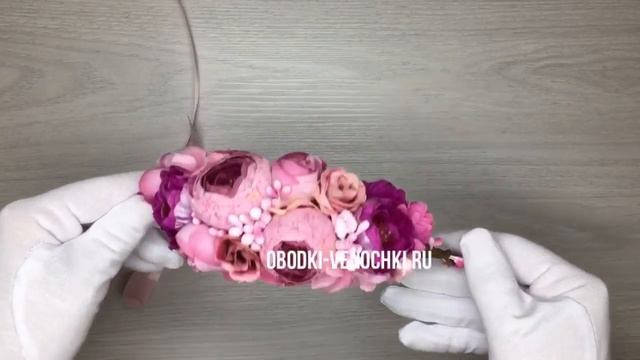 Видео обзор - венок на голову "Сиена" смотреть онлайн