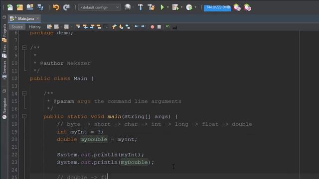 Java #7 Conversión de tipos смотреть онлайн
