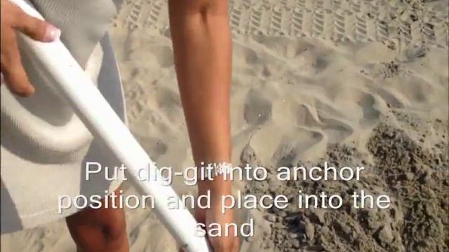 dig git beach umbrella anchor instructions смотреть онлайн
