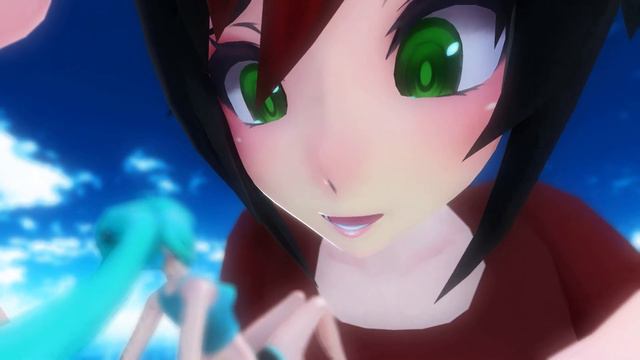 [AZ] MMD Giantess Growth (No Sound) Victoria's Movie Night смотреть онлайн