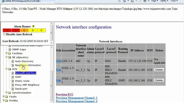 Basic Tejas STM 1 CPE Configuration смотреть онлайн