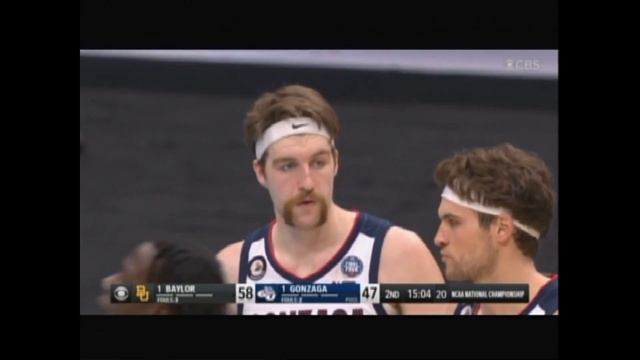 Baylor - Gonzaga NCAA basketball championship game - April 5, 2021 смотреть онлайн