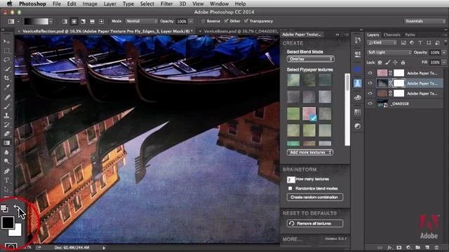 How to Use Free Adobe Paper Texture Pro Extension in Photoshop CC смотреть онлайн