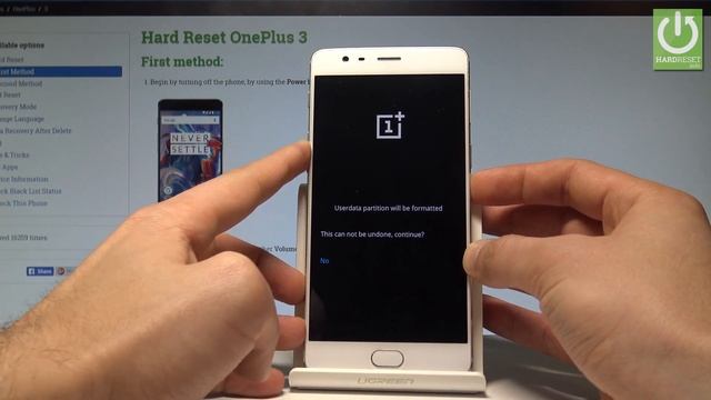 Hard Reset OnePlus 3 - Bypass Screen Lock / Wipe All Data