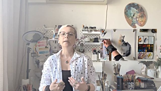 Приветствие от Софии Родионовой к онлайн мини-курсу "Пятна и Брызги.Коты". Рисуем котов акварелью. смотреть онлайн